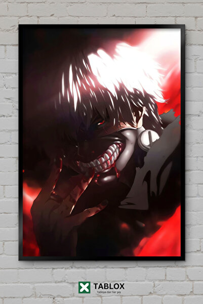 TABLOX Tokyo Ghoul Anime Manga Gul Lik Scena Poster Okvir Izgled Dekorativna ...