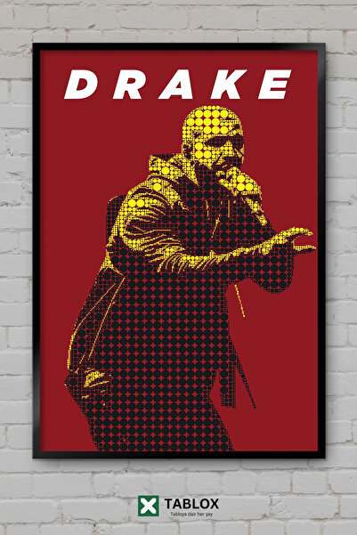 TABLOX Drake Rapper Rapper Hip Hop Muzician Legendă Tablou decorativ înrămat ...