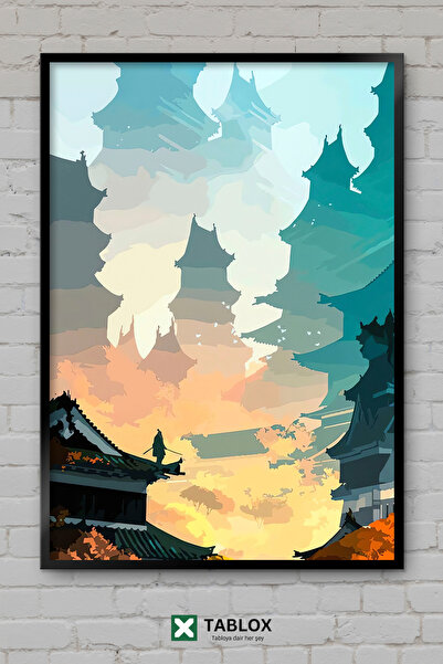 TABLOX Sekiro Game Samurai Souls Action Poster Frame Look Διακοσμητικός πίνακ...