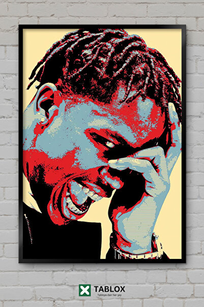 TABLOX Asap Rocky Ράπερ Ράπερ Χιπ Χοπ Τραγουδιστής Μουσική Αφίσα με εμφάνιση ...
