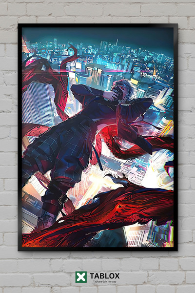 TABLOX Tokyo Ghoul Anime Manga Αφίσα με χαρακτήρες και σκηνικά, Διακοσμητικός...