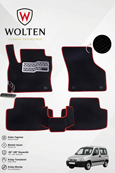 w wolten german engineered PEUGEOT-PARTNER-(1996-2008) İÇİN EVA İÇ PASPAS TAK...