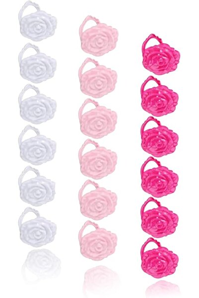 Sweet seven 18-Pack Compact Mini Rose Flower Makeup Mirrors - Handheld Pocket...