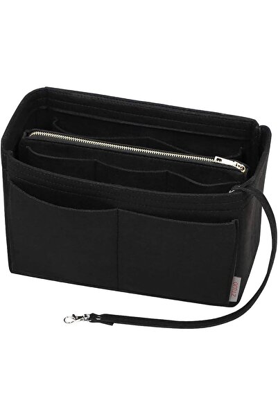 Arabest Felt Purse Organizer Insert with 13 Pockets and Zipper,Handbag and To...