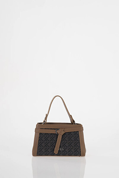 Kayra Lock Detailed Bag Mink