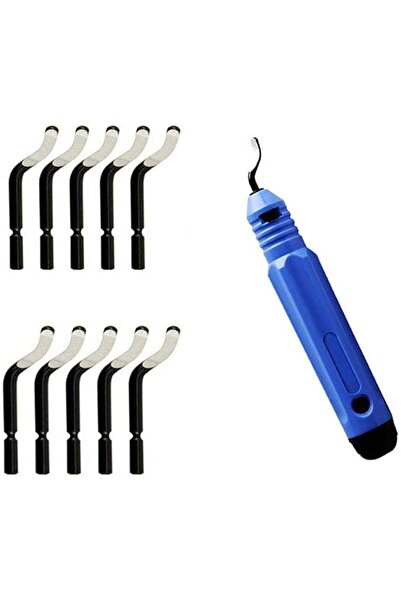 Other Flexible Burr Handle Trimming Blade Cutter with Scraper Blades Head - 10pc