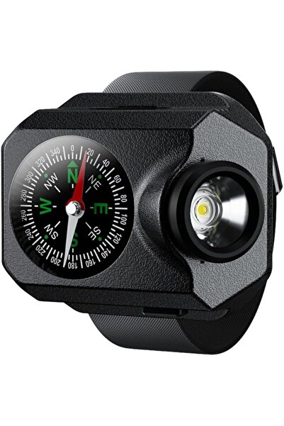 Yelajoy Black Wrist Light Compass Watch, Lightweight Ergonomic Watch Flashlig...