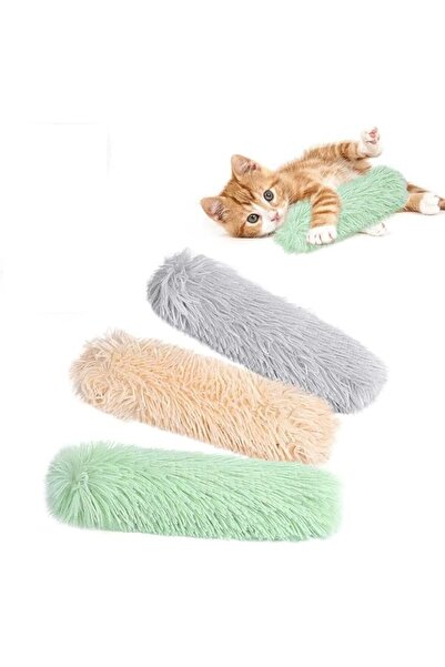 KASTWAVE 3 Pack Cat Pillow Toys, Soft Durable Pillow Kicker with Crinkle Soun...