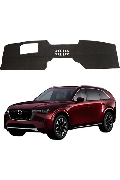 Generic Dashboard Cover for Mazda 2024-2026 CX-90 Premium Velvet Dashboard Co...