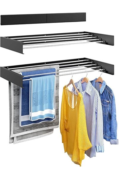 Emeralune Clothes Drying Rack,Wall Mounted Drying Rack,Collapsible Drying Rac...