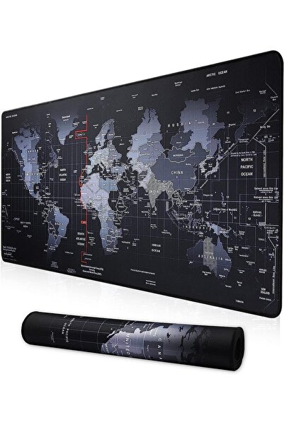 Arabest Large Gaming Mouse Pad,World Map Desk Mat for Keyboard and Notebook,N...