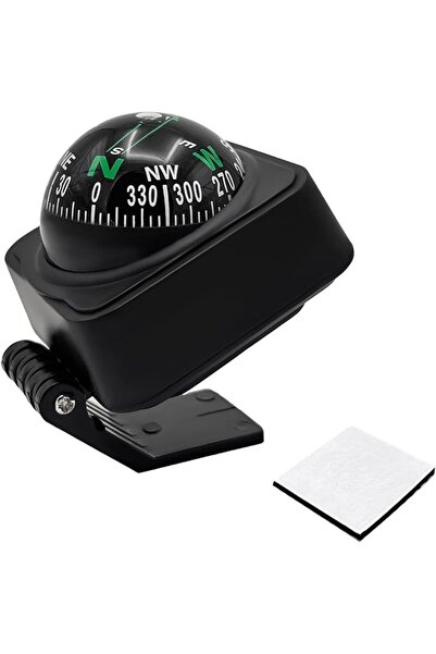 ALMEKAQUZ Car Compass, Automotive Compass Ball with Adhesive Tape, Adjustable...