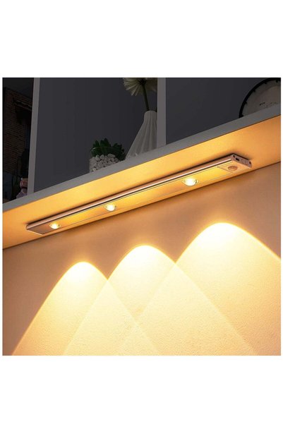 Arabest LED Motion Sensor Under Cabinet Lights,Wireless USB Rechargeable Clos...