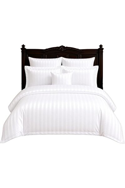 D DONETELLA FEEL THE LUXURY DONETELLA Microfiber Striped Comforter Set, King ...