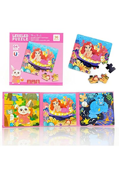 TERRIFI Magnetic Puzzle Toys Mermaid Design Travel Toys for Toddler Kids Magn...