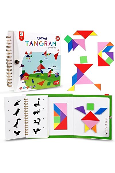 GENERAL Magnetic Tangram Puzzle Game, Stem Shape Anatomy Games with Smart Sol...