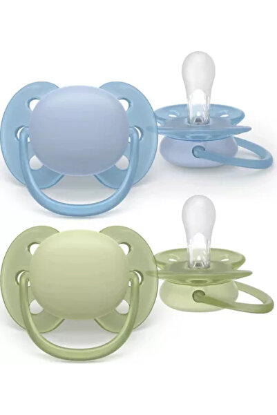 Philips Set 2 suzete Avent Ultra Soft SCF091\/37 cu disc flexibil pentru piel...