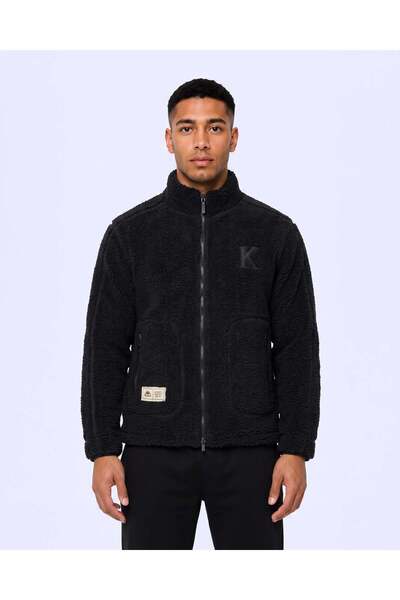 Kappa Authentic Karl Erkek Siyah Regular Sherpa Mont