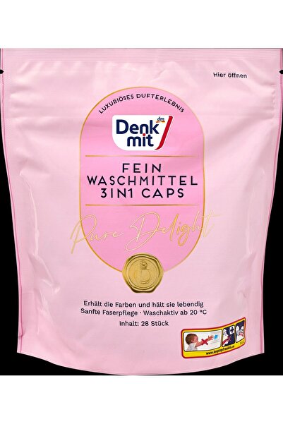 Denkmit Capsule pentru spălarea rufelor, 28 buc - Detergent rufe