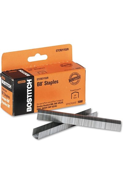 Bostitch دبابيس B8 PowerCrown، طول الساق 0.375 بوصة، سعة 45 ورقة، 5,000 قطعة ...