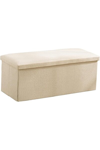 GENERAL Storage Ottoman, Foldable Cube With Memory Foam Seat, Folding Ottoman...