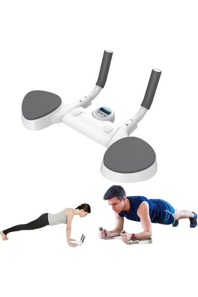 QUTOOB Plank Trainer Board with Timer, Plank Abdominal Exerciser For Abs Work...
