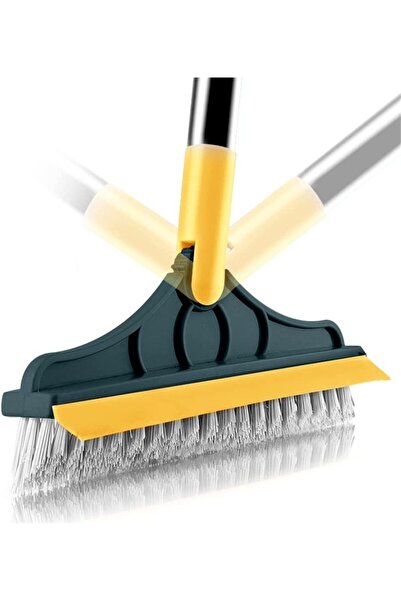 Arabest 2-in-1 Floor Scrub Cleaning Brush with Adjustable Long Handle,Bathroo...