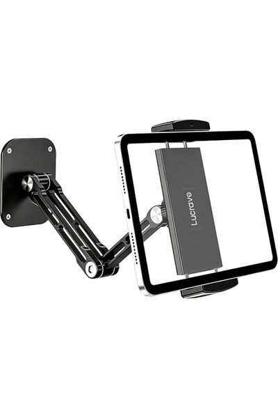 GENERAL Tablet Wall Mount Holder, Aluminium Extendable iPad Wall Holder, with...