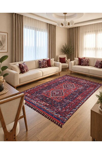 Safir Kilim – Eskitme Deseni Özel Tasarım Dokuma Kilim | Altı Kaymaz | Şık ve...