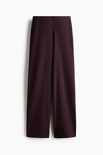 H&M Geniş Triko Pantolon