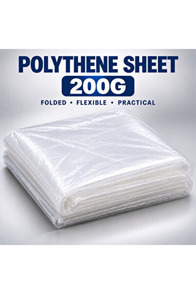 Generic Brand 200G Transparent Polythene Sheet, Clear Flexible Plastic Cover ...