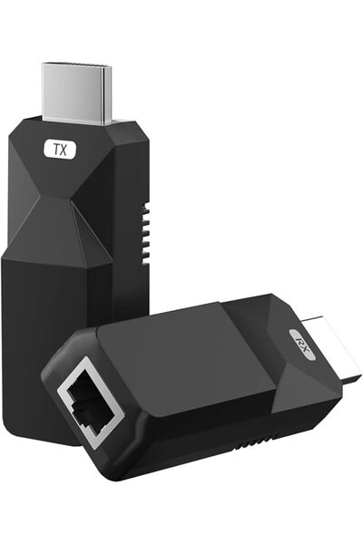 NALACAL قطعتان من موسع HDMI بدقة 1080 بكسل، لتمديد إشارة الصوت والفيديو حتى 1...