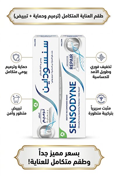 Generic Brand Sensodyne Advanced Repair & Protect 75ml – 2 Pack |   Sensodyne...