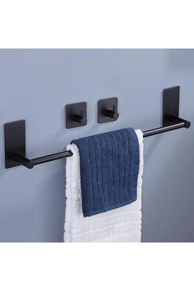 ZERIFAM Towel Holder, Stainless Steel No Drilling Strong Towel Holder Adhesiv...