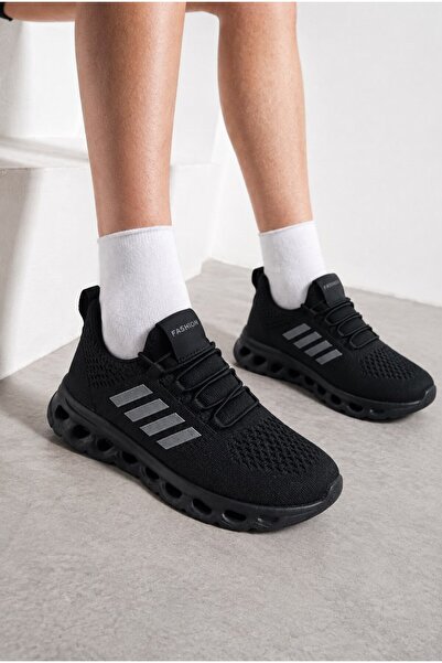 Nstil Unisex Sports Shoes with Stripes, Laceless, Breathable, Ultra Comfortab...
