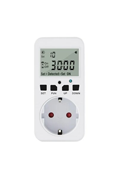 Wellhise Tm08 Sensitivity Adjustable Photocell Socket - Light Sensor with Cou...