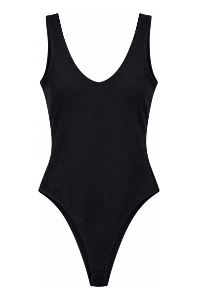 Özge Özgenç Kalın Askılı Basic Bodysuit