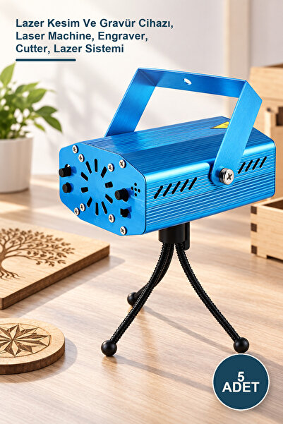 5 Adet Lazer Makinesi – Lazer Kesim Ve Gravür Cihazı, Laser Machine, Engraver, Cutter, Lazer Sistemi