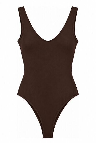 Özge Özgenç Kalın Askılı Basic Bodysuit