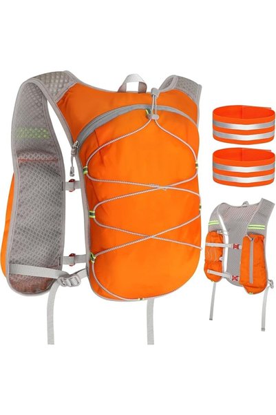 KASTWAVE Hydration Pack Backpack, Running Vest Reflective Breathable Pack, Li...