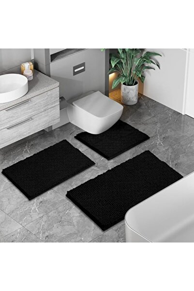 Emeralune 【3 Pcs】Bathroom Rug Set Extra Soft Bath Rugs for Bathroom Bathrom S...