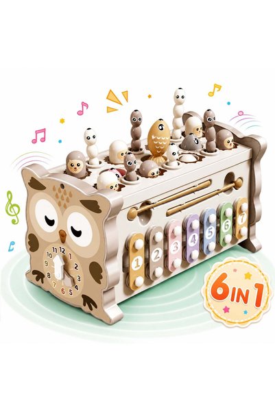 Timebox Jucarie Montessori tip Cub Educativ 6 Fete Timebox, 30+ Moduri de Joa...