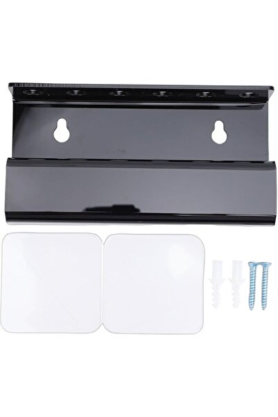 GENERAL Wall Mount Darts Rack, Black Acrylic Darts Holder Stand for 6, Includ...