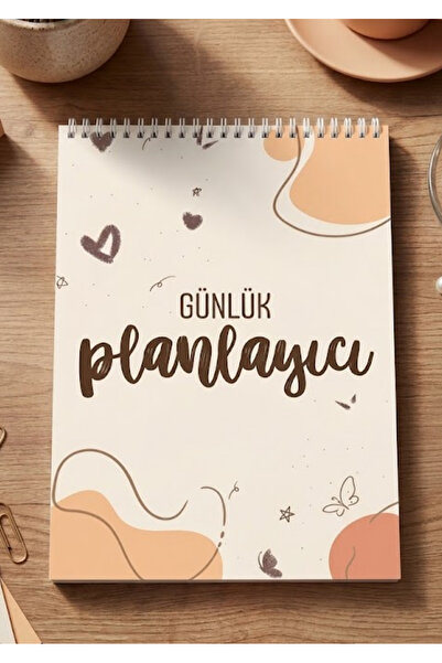 A4 Spiralli Boho Günlük Planlayıcı 50 Yaprak