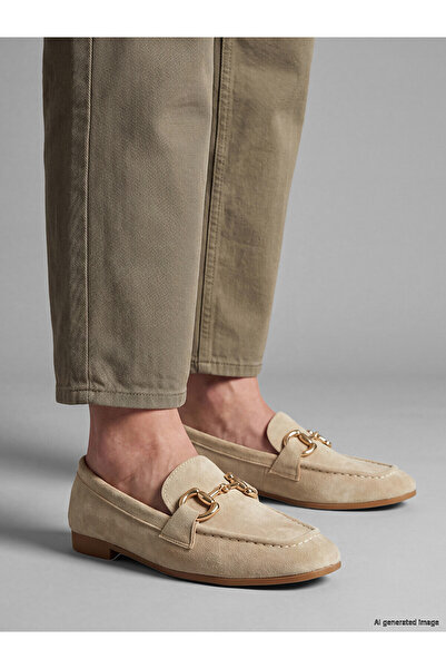 LC Waikiki Lcw Steps Beige Women's Loafer with Nevavm Difference