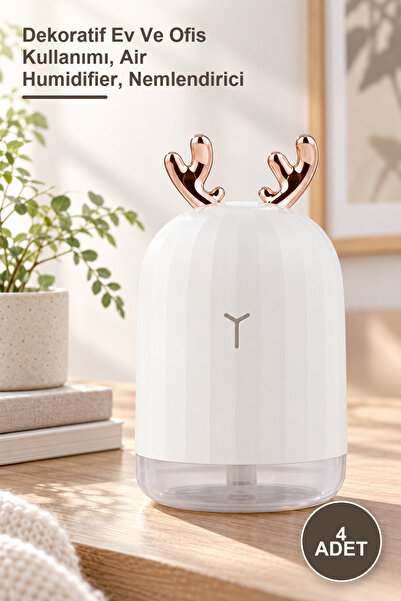 Yenilig 4 Pieces Deer Design Air Humidifier – Decorative for Home and Office ...