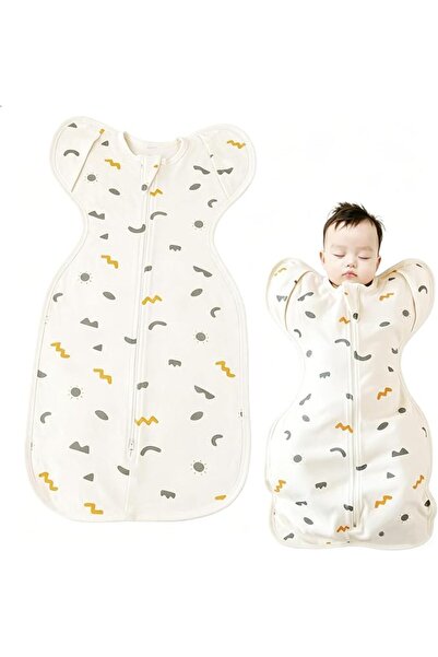 LinJie Baby Swaddle Wrap, Baby Sleeping Bag, Infant Sleep Sack with Arms, New...