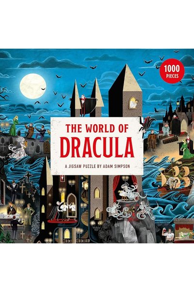 Laurence King The World of Dracula: A Jigsaw Puzzle by Adam Simpson