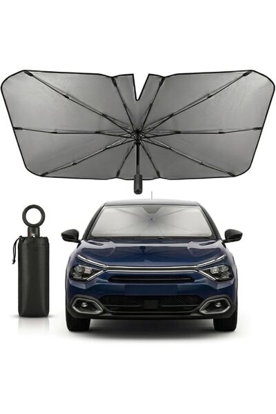 GENERAL Universal Car Windshield Sunshade for UV Protection- VeloceMartSA