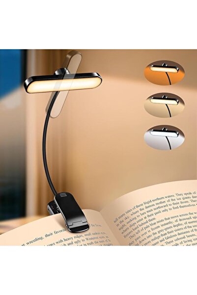 Zoye مصباح قراءة LED قابل للتثبيت على الكتب، 3 أوضاع لحماية العين، إضاءة مرنة...